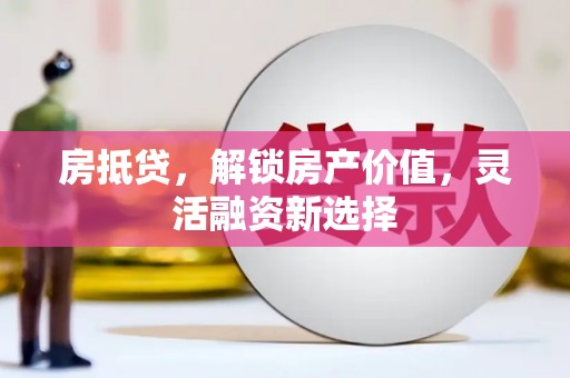 天峨房抵贷，解锁房产价值，灵活融资新选择