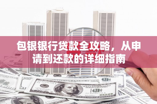 天峨包银银行贷款全攻略，从申请到还款的详细指南