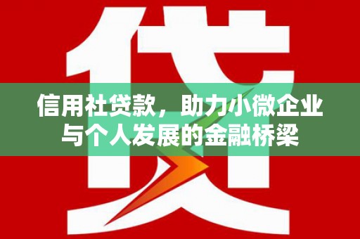 天峨信用社贷款，助力小微企业与个人发展的金融桥梁