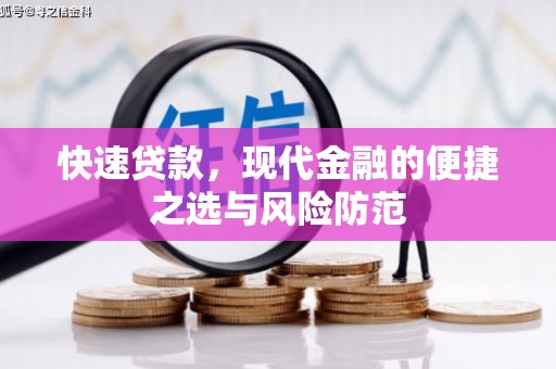天峨快速贷款，现代金融的便捷之选与风险防范