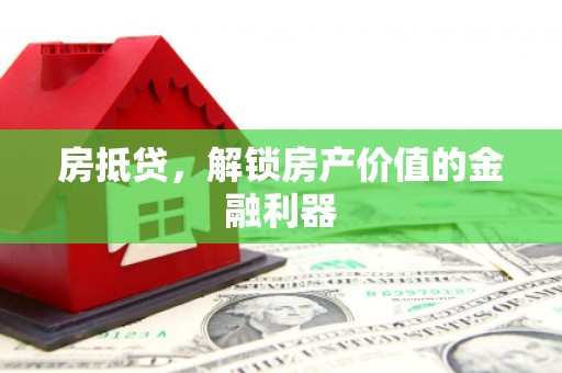 天峨房抵贷，解锁房产价值的金融利器