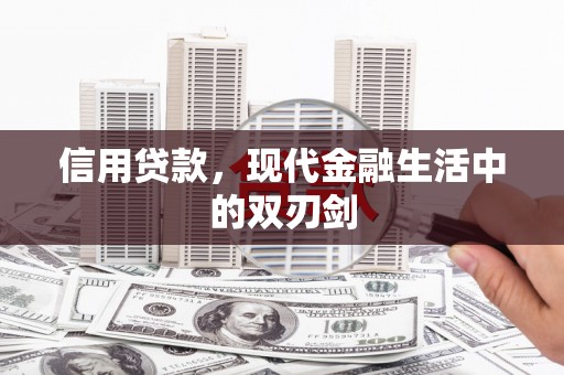 天峨信用贷款，现代金融生活中的双刃剑