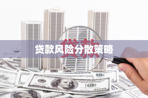天峨贷款风险分散策略
