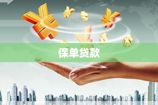 天峨保单贷款