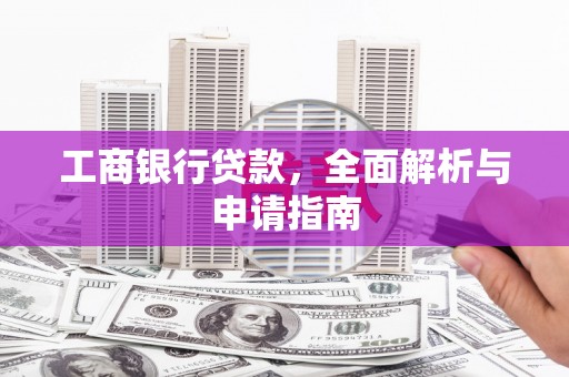 天峨工商银行贷款，全面解析与申请指南