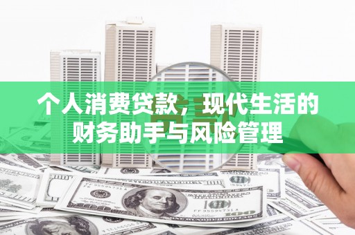 天峨个人消费贷款，现代生活的财务助手与风险管理