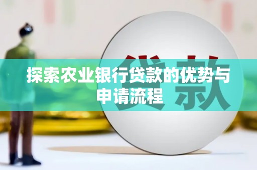 天峨探索农业银行贷款的优势与申请流程