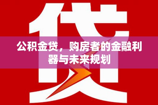天峨公积金贷，购房者的金融利器与未来规划