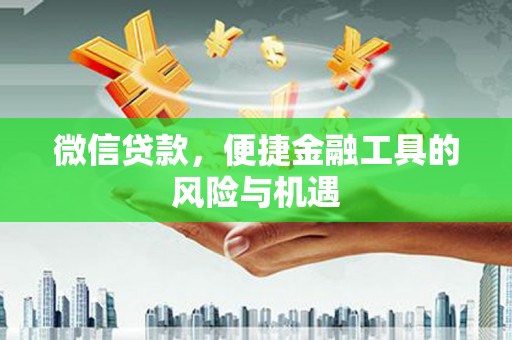 天峨微信贷款，便捷金融工具的风险与机遇