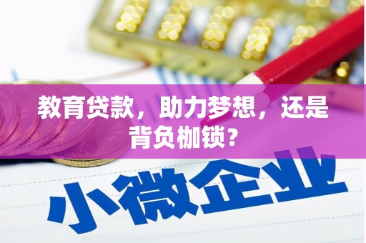 天峨教育贷款，助力梦想，还是背负枷锁？