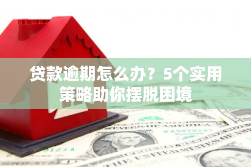 天峨贷款逾期怎么办？5个实用策略助你摆脱困境