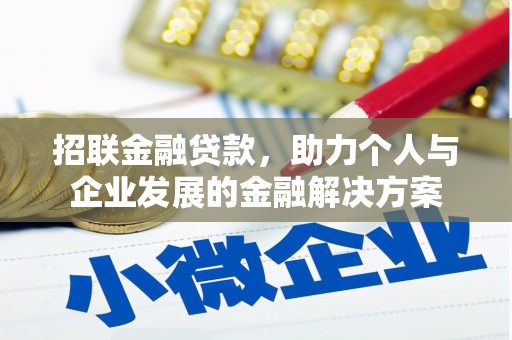 天峨招联金融贷款，助力个人与企业发展的金融解决方案