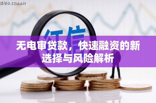 天峨无电审贷款，快速融资的新选择与风险解析