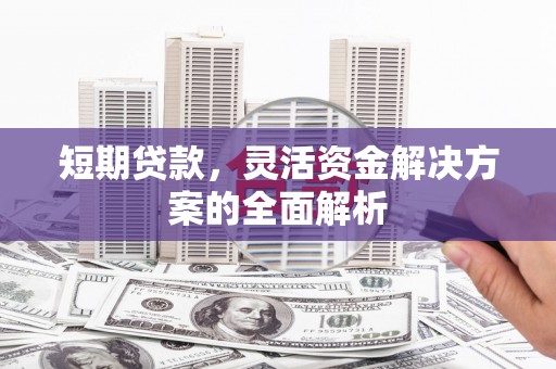 天峨短期贷款，灵活资金解决方案的全面解析