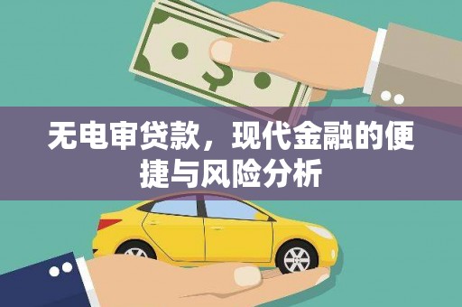 天峨无电审贷款，现代金融的便捷与风险分析