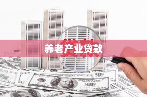 天峨养老产业贷款