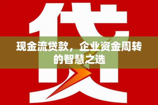 天峨现金流贷款，企业资金周转的智慧之选
