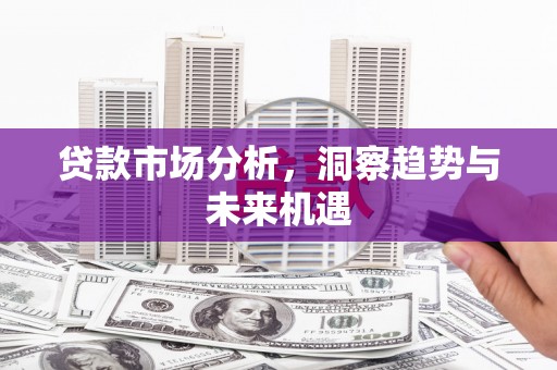 天峨贷款市场分析，洞察趋势与未来机遇
