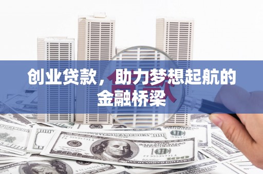 天峨创业贷款，助力梦想起航的金融桥梁
