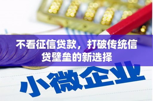 天峨不看征信贷款，打破传统信贷壁垒的新选择