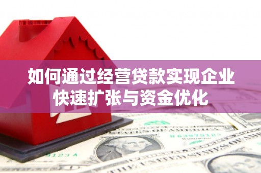 天峨如何通过经营贷款实现企业快速扩张与资金优化