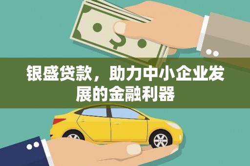 天峨银盛贷款，助力中小企业发展的金融利器