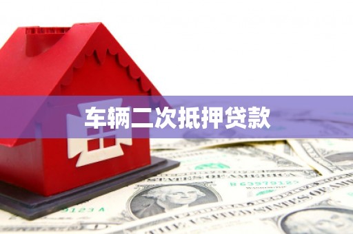 天峨车辆二次抵押贷款