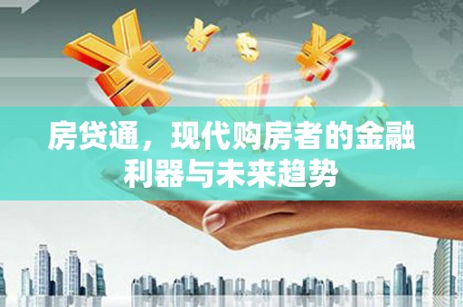 天峨房贷通，现代购房者的金融利器与未来趋势