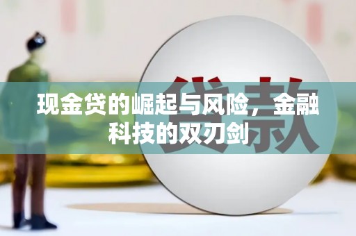 天峨现金贷的崛起与风险，金融科技的双刃剑