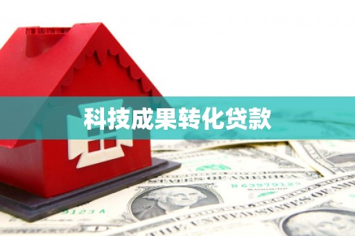 天峨科技成果转化贷款