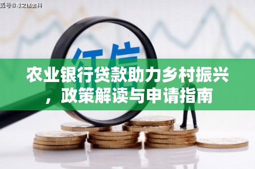 天峨农业银行贷款助力乡村振兴，政策解读与申请指南
