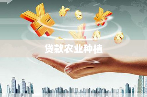 天峨贷款农业种植