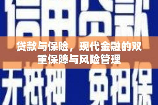 天峨贷款与保险，现代金融的双重保障与风险管理