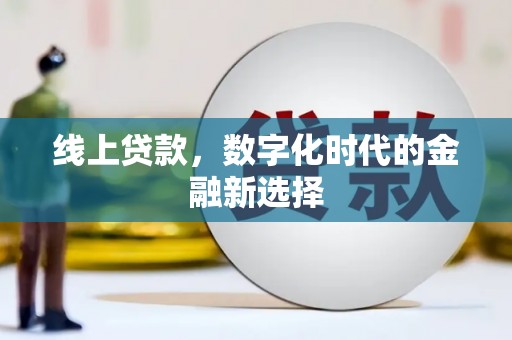 天峨线上贷款，数字化时代的金融新选择