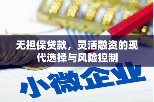 天峨无担保贷款，灵活融资的现代选择与风险控制