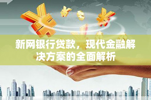 天峨新网银行贷款，现代金融解决方案的全面解析