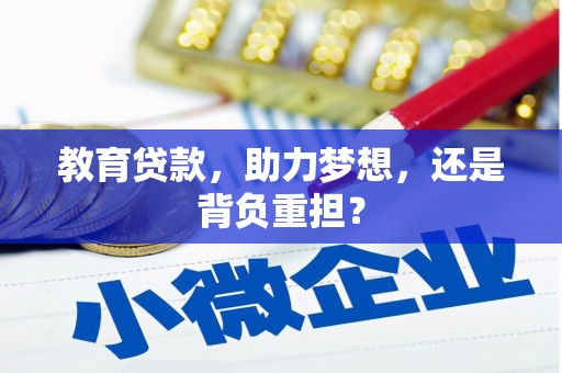 天峨教育贷款，助力梦想，还是背负重担？