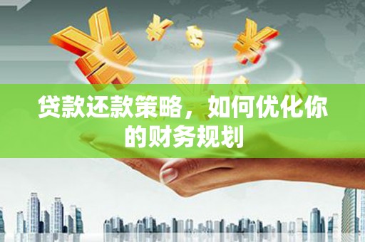 天峨贷款还款策略，如何优化你的财务规划