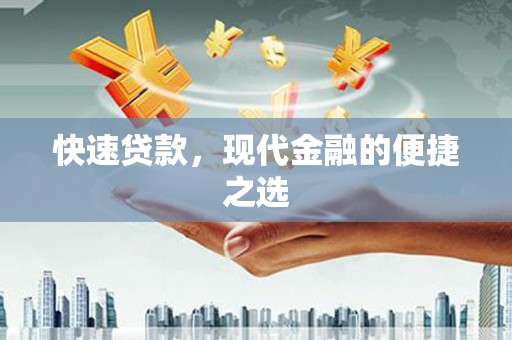 天峨快速贷款，现代金融的便捷之选
