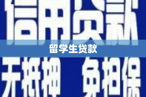 天峨留学生贷款