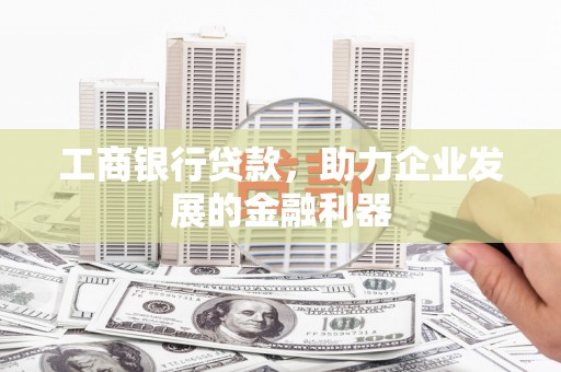天峨工商银行贷款，助力企业发展的金融利器