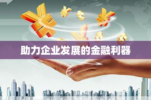 天峨助力企业发展的金融利器