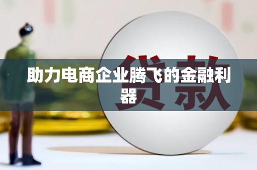 天峨助力电商企业腾飞的金融利器