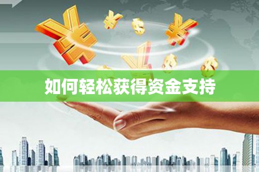 天峨如何轻松获得资金支持