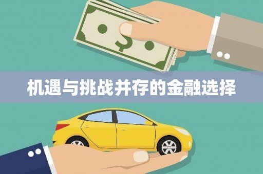 天峨机遇与挑战并存的金融选择