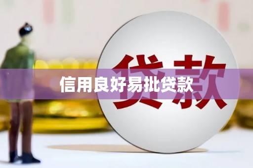 天峨信用良好易批贷款