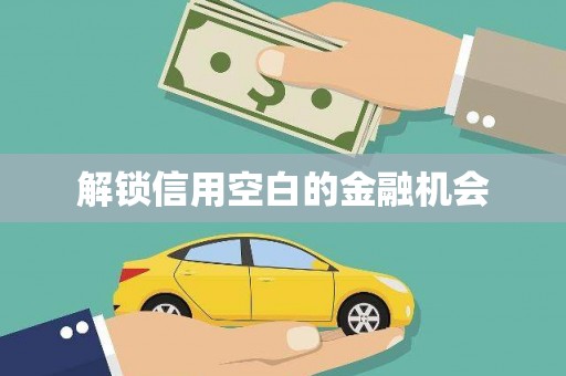 天峨解锁信用空白的金融机会