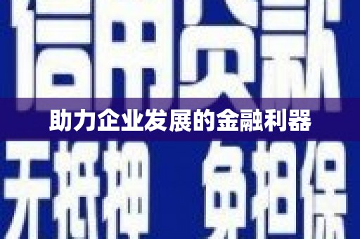 天峨助力企业发展的金融利器