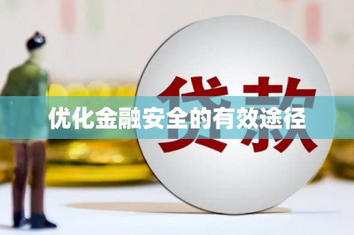 天峨优化金融安全的有效途径