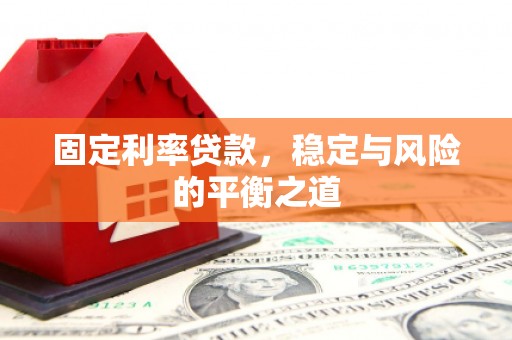 天峨固定利率贷款，稳定与风险的平衡之道